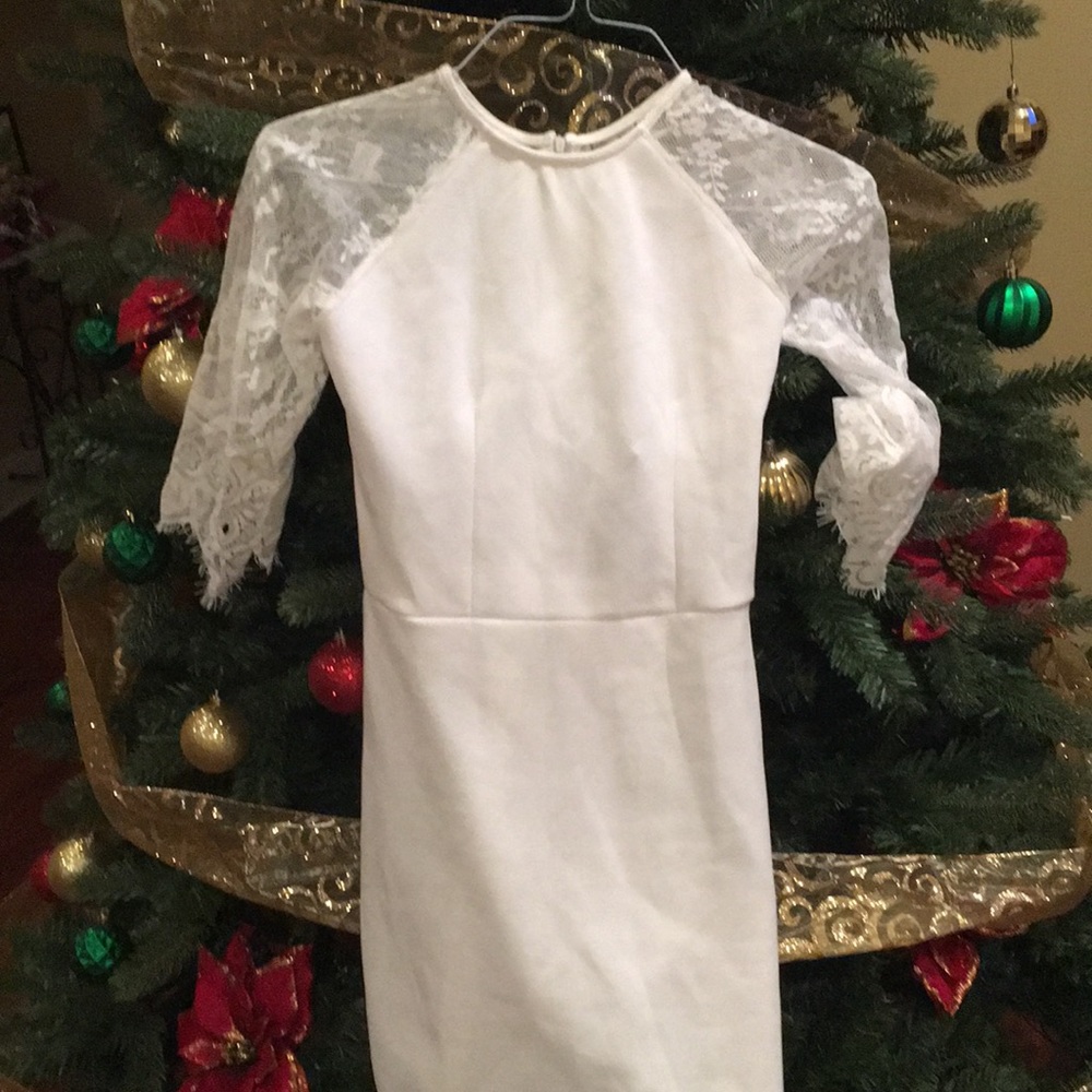 White dress